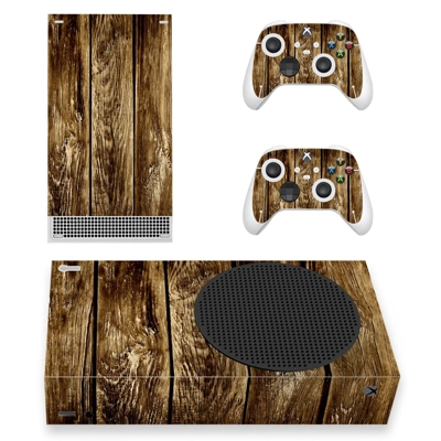 Wood Texture decal skin for Xbox Series S Console and 2 Controllers