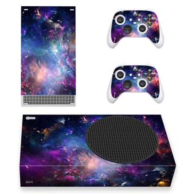Galaxy Texture decal skin for Xbox Series S Console and 2 Controllers