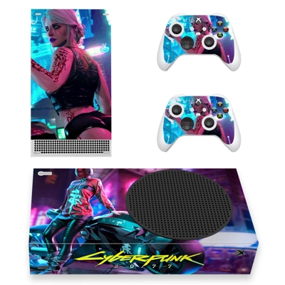 Cyberpunk 2077 decal skin for Xbox Series S Console and 2 .. Cyberpunk 2077 decal skin for Xbox Series S Console and 2 ..