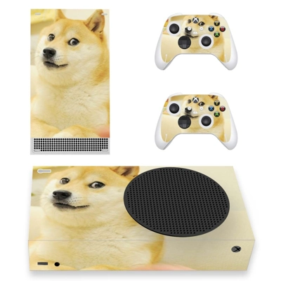 Cute Wolf decal skin for Xbox Series S Console and 2 Contr.. Cute Wolf decal skin for Xbox Series S Console and 2 Contr..