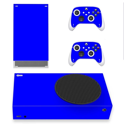 Blue Texture decal skin for Xbox Series S Console and 2 Controllers