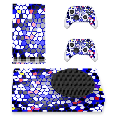 Digital Texture decal skin for Xbox Series S Console and 2 Controllers