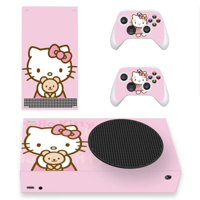 Hello Kitty decal skin for Xbox Series S Console and 2 Con.. Hello Kitty decal skin for Xbox Series S Console and 2 Con..