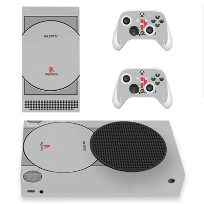Sony Classic decal skin for Xbox Series S Console and 2 Controllers