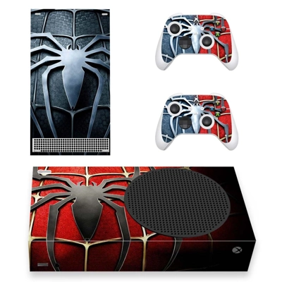 Spiderman decal skin for Xbox Series S Console and 2 Contr.. Spiderman decal skin for Xbox Series S Console and 2 Contr..