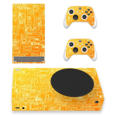 Circuit Texture decal skin for Xbox Series S Console and 2 Controllers