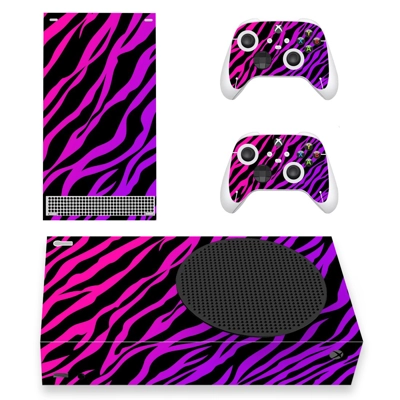 Zebra Textute decal skin for Xbox Series S Console and 2 Controllers