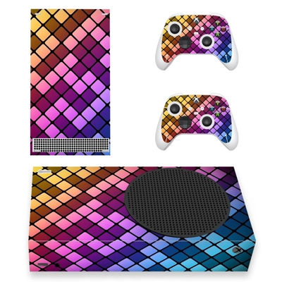 Digital Texture decal skin for Xbox Series S Console and 2 Controllers