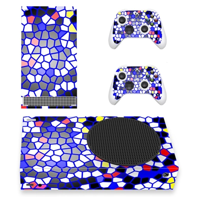 Digital Texture decal skin for Xbox Series S Console and 2 Controllers