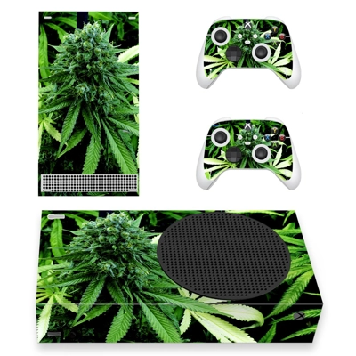 Weed Leaf decal skin for Xbox Series S Console and 2 Contr.. Weed Leaf decal skin for Xbox Series S Console and 2 Contr..