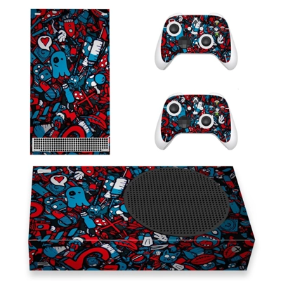Cartoon Texture decal skin for Xbox Series S Console and 2.. Cartoon Texture decal skin for Xbox Series S Console and 2..