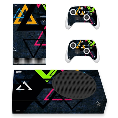 Geometric Texture decal skin for Xbox Series S Console and 2 Controllers