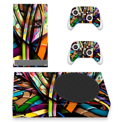 Colorful Texture decal skin for Xbox Series S Console and .. Colorful Texture decal skin for Xbox Series S Console and ..