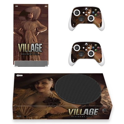 Resident Evil Village decal skin for Xbox Series S Console.. Resident Evil Village decal skin for Xbox Series S Console..
