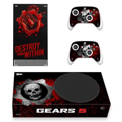 Gears 5 decal skin for Xbox Series S Console and 2 Control.. Gears 5 decal skin for Xbox Series S Console and 2 Control..