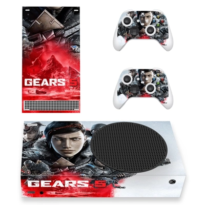 Gears 5 decal skin for Xbox Series S Console and 2 Control.. Gears 5 decal skin for Xbox Series S Console and 2 Control..