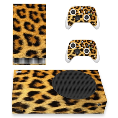 Leopard Textute decal skin for Xbox Series S Console and 2 Controllers