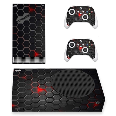 Digital Texture decal skin for Xbox Series S Console and 2 Controllers