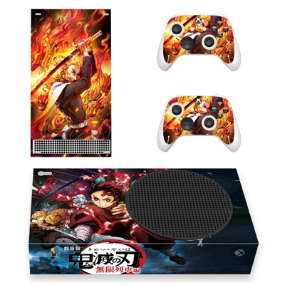 Demon Slayer decal skin for Xbox Series S Console and 2 Controllers