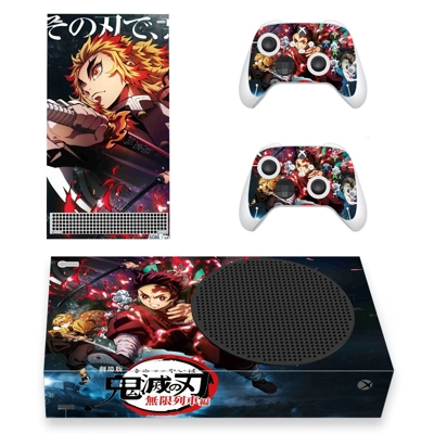 Demon Slayer decal skin for Xbox Series S Console and 2 Controllers