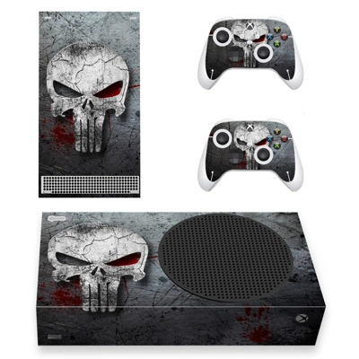The Punisher decal skin for Xbox Series S Console and 2 Co.. The Punisher decal skin for Xbox Series S Console and 2 Co..