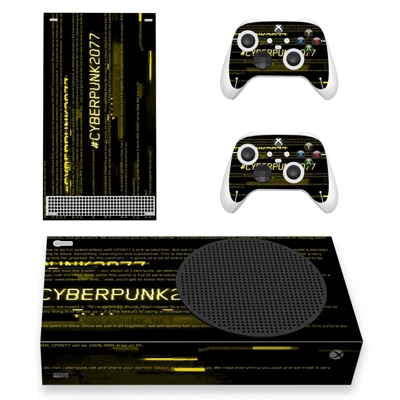 Cyberpunk 2077 decal skin for Xbox Series S Console and 2 .. Cyberpunk 2077 decal skin for Xbox Series S Console and 2 ..