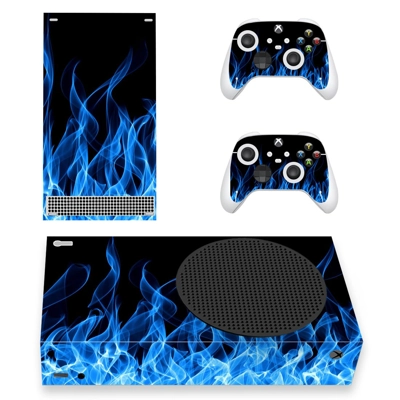 Fire Flame decal skin for Xbox Series S Console and 2 Controllers