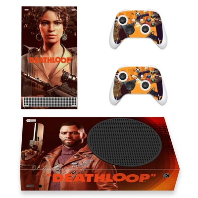 Deathloop decal skin for Xbox Series S Console and 2 Contr.. Deathloop decal skin for Xbox Series S Console and 2 Contr..