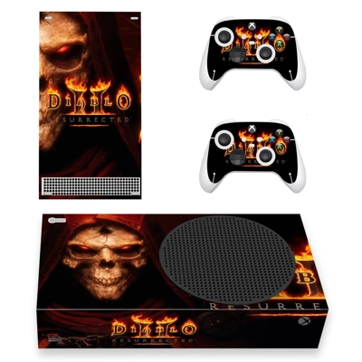 Diablo 2 decal skin for Xbox Series S Console and 2 Controllers