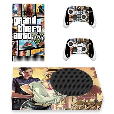 Grand theft Auto 5 decal skin for Xbox Series S Console an.. Grand theft Auto 5 decal skin for Xbox Series S Console an..