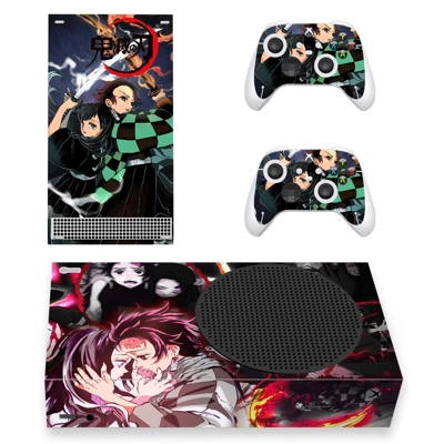 Demon Slayer decal skin for Xbox Series S Console and 2 Controllers
