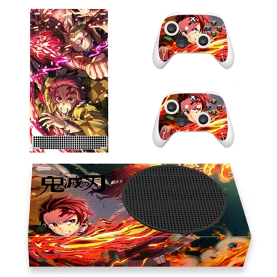 Demon Slayer decal skin for Xbox Series S Console and 2 Controllers