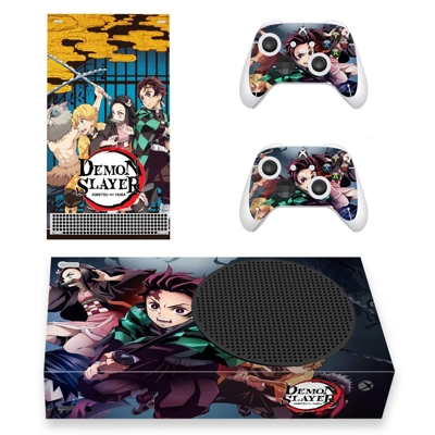Demon Slayer decal skin for Xbox Series S Console and 2 Co.. Demon Slayer decal skin for Xbox Series S Console and 2 Co..