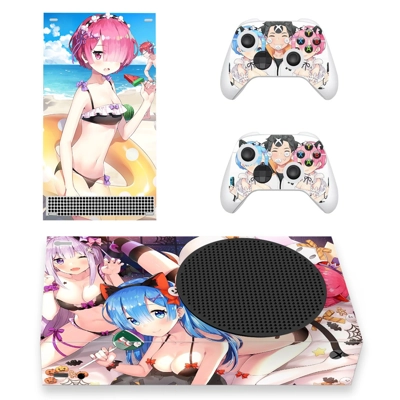 Date A Live decal skin for Xbox Series S Console and 2 Controllers