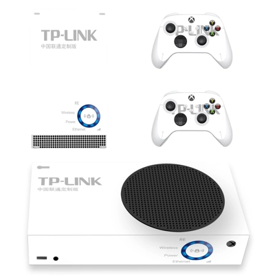 TP Link decal skin for Xbox Series S Console and 2 Control.. TP Link decal skin for Xbox Series S Console and 2 Control..