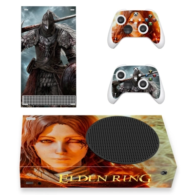 Elden Ring decal skin for Xbox Series S Console and 2 Cont.. Elden Ring decal skin for Xbox Series S Console and 2 Cont..