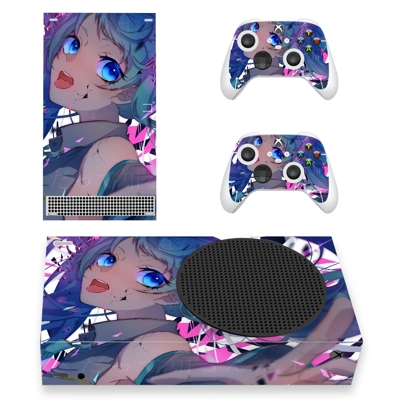 Hatsune Miku; decal skin for Xbox Series S Console and 2 C.. Hatsune Miku; decal skin for Xbox Series S Console and 2 C..