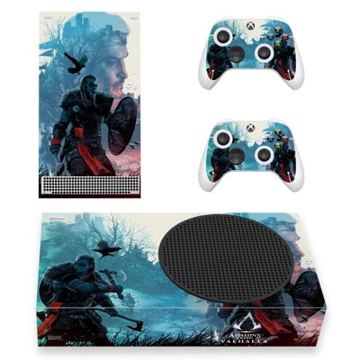 Assassin's Creed Valhalla decal skin for Xbox Series S Console and 2 Controllers