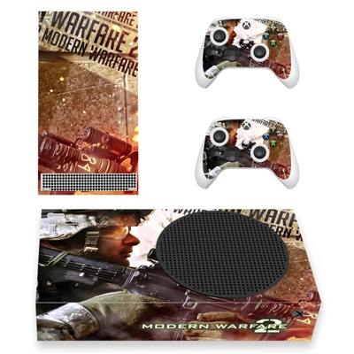 COD Modern Warfare 2 decal skin for Xbox Series S Console and 2 Controllers