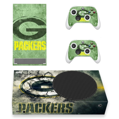 Green Bay Packers decal skin for Xbox Series S Console and 2 Controllers