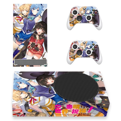 KonoSuba decal skin for Xbox Series S Console and 2 Contro.. KonoSuba decal skin for Xbox Series S Console and 2 Contro..