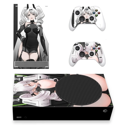 Cute Anime decal skin for Xbox Series S Console and 2 Cont.. Cute Anime decal skin for Xbox Series S Console and 2 Cont..