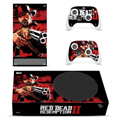 Read Dead Redemption 2 decal skin for Xbox Series S Console and 2 Controllers
