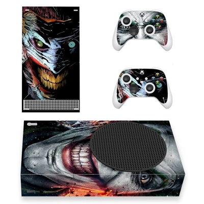 Joker decal skin for Xbox Series S Console and 2 Controllers Joker decal skin for Xbox Series S Console and 2 Controllers