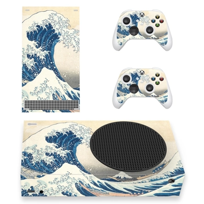 Water Wave decal skin for Xbox Series S Console and 2 Controllers