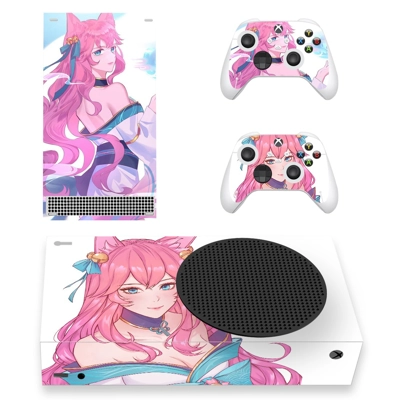 Anime decal skin for Xbox Series S Console and 2 Controllers