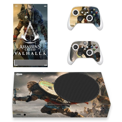Assassin's Creed Valhalla decal skin for Xbox Series S Console and 2 Controllers