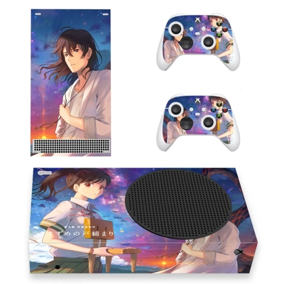 Anime Suzume decal skin for Xbox Series S Console and 2 Co.. Anime Suzume decal skin for Xbox Series S Console and 2 Co..