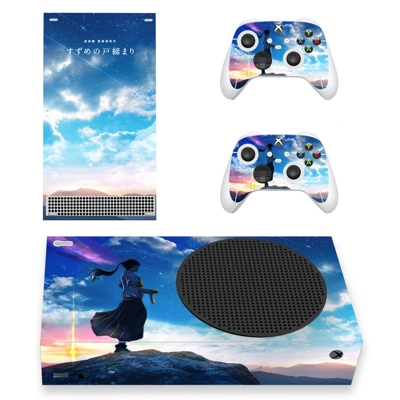 Anime Suzume decal skin for Xbox Series S Console and 2 Co.. Anime Suzume decal skin for Xbox Series S Console and 2 Co..