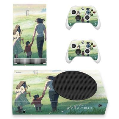 Anime Suzume decal skin for Xbox Series S Console and 2 Co.. Anime Suzume decal skin for Xbox Series S Console and 2 Co..